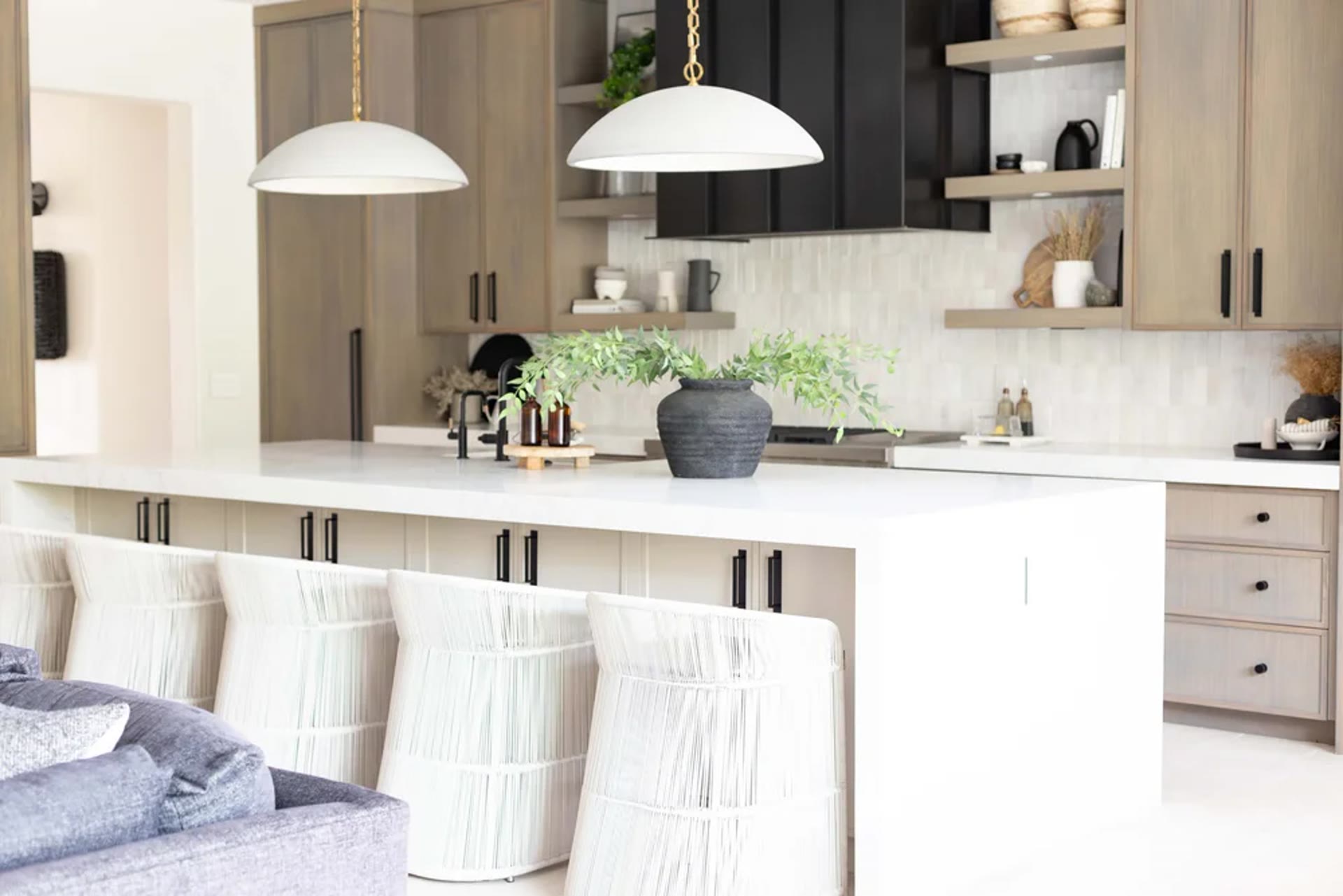 The kitchen at Ancala Estate, drawn as the heart of the house. Devotion, Desert Dwelling.